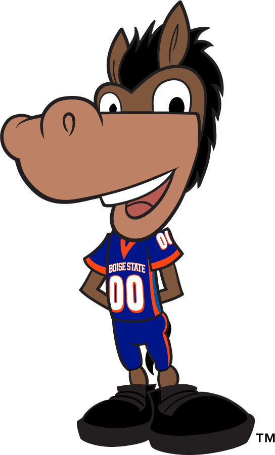 Boise State Broncos 2008-2017 Mascot Logo t shirts iron on transfers